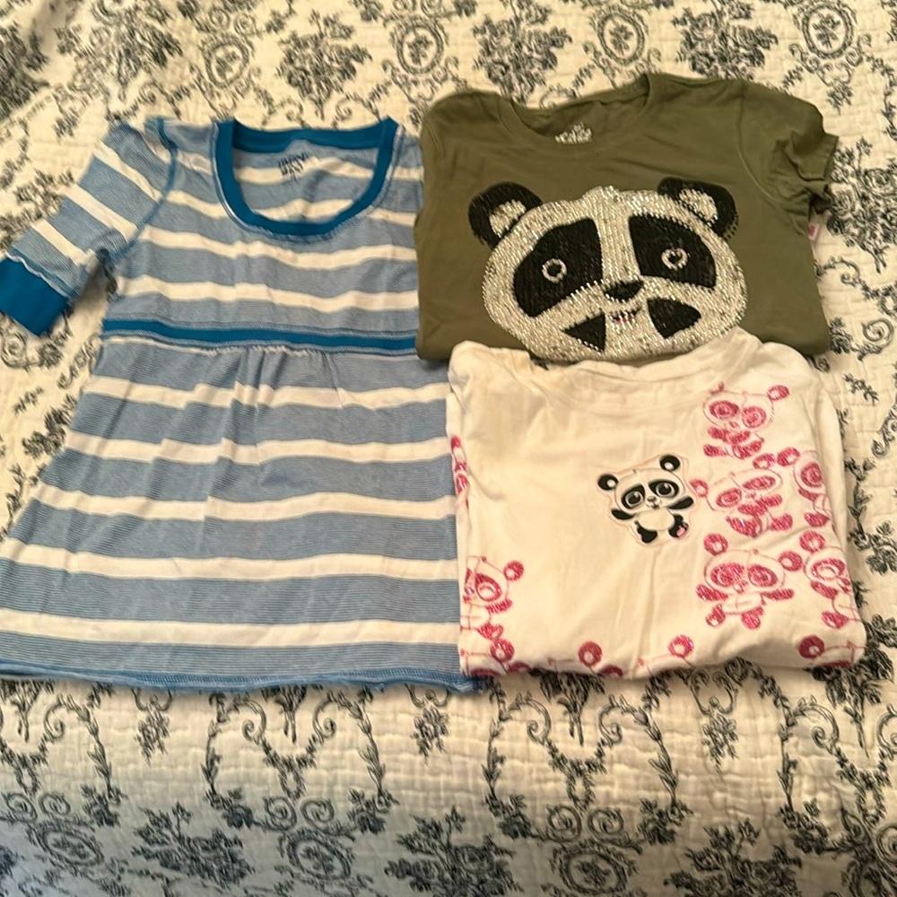 Lot of 3 Girls Tee Shirts